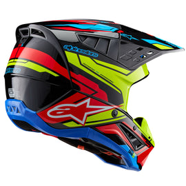 S-M5 Action 2 Helmet Blk/Ylw Fluo/Brt Rd Glossy 2x