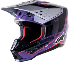 S-M5 Visor Sail Violet/Black/Silver Glossy