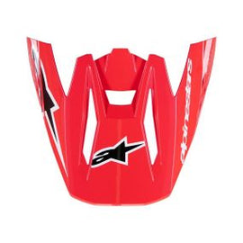 S-M5 Visor Corp Bright Red Glossy