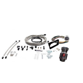 Snow Performance 05-10 Mustang Stg 2 Boost Cooler Water Inj Kit (SS Brded Line/4AN Fitting) w/o Tank - Mo-Moto