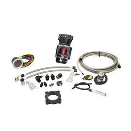 Snow Performance 15-17 Mustang EcB Stg 2 Bst Cooler Water Injection Kit (SS Brded Line/4AN) w/o Tank - Mo-Moto