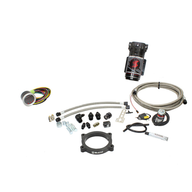 Snow Performance 16-17 Camaro Stg 2 Bst Cooler F/I Water Injection Kit (SS Brded Line/4AN) w/o Tank - Mo-Moto