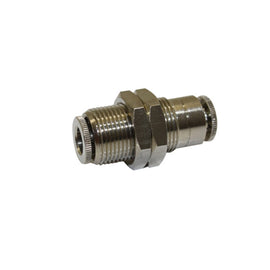 Snow Performance Bulkhead Fitting 1/4in Push EPDM to 1/4in Push EPDM - Mo-Moto