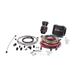Snow Performance Stg 4 Boost Cooler Platinum Water Inj. Kit (SS Braid Line/4AN Fitting) w/o Tank - Mo-Moto