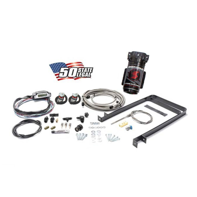 Snow Performance Univ. Stg 3 Boost Cooler Water Inj. Kit TD (SS Braided Line/4AN Fittings) w/o Tank - Mo-Moto