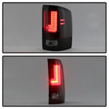 Load image into Gallery viewer, Spyder GMC Sierra 2016-2017 Light Bar LED Tail Lights - Black Smoke ALT-YD-GS16-LED-BSM - Mo-Moto
