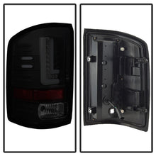 Load image into Gallery viewer, Spyder GMC Sierra 2016-2017 Light Bar LED Tail Lights - Black Smoke ALT-YD-GS16-LED-BSM - Mo-Moto