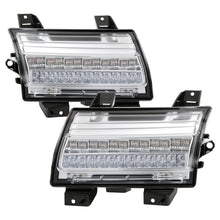 Load image into Gallery viewer, Spyder Jeep Wrangler 2018-2019 (LED Model Only) LED Front Bumper Lights - Sequential Signal - Chrome - Mo-Moto