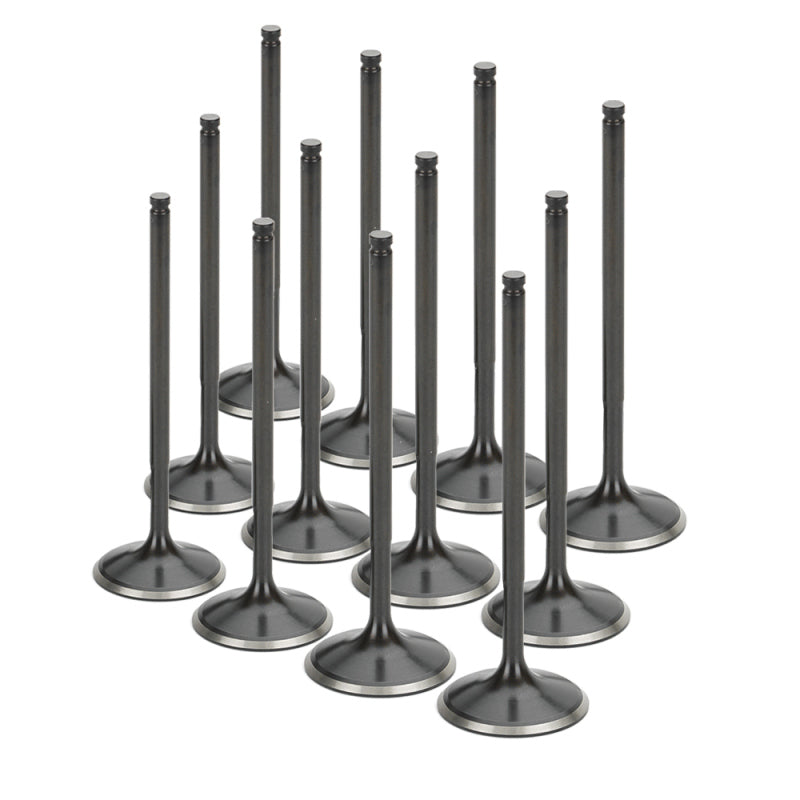 Supertech Nissan VR30DDTT 333.5x5.47x101mm Black Nitrided Intake Valve - Set of 12 - Mo-Moto