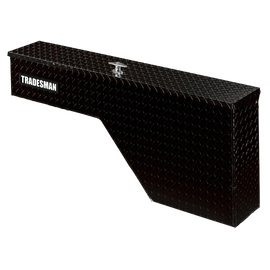 Tradesman Aluminum Fender Well Truck Tool Box (48in.) - Black - Mo-Moto