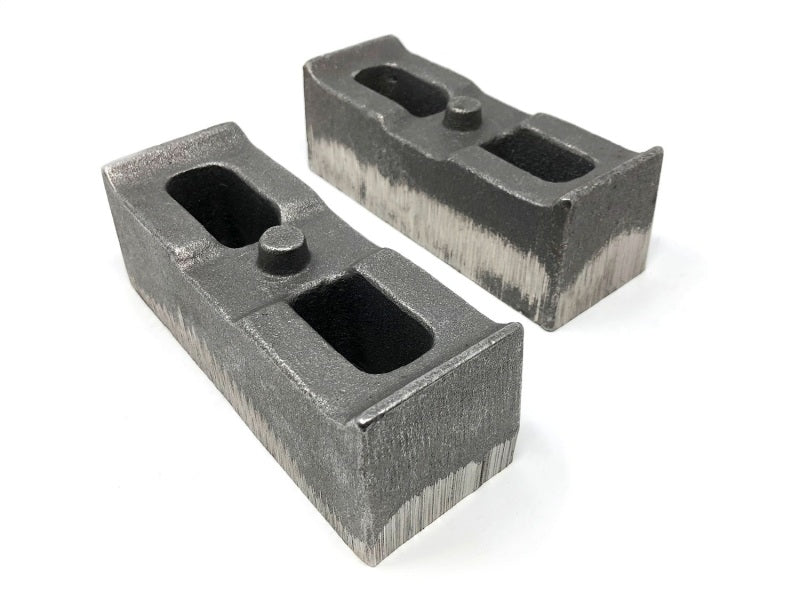 Tuff Country 01-10 Chevy Silverado 2500HD/3500 4wd 2in Cast Iron Lift Blocks Pair - Mo-Moto