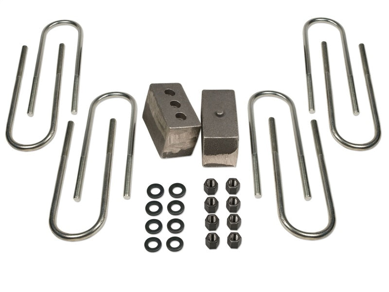Tuff Country 03-13 Dodge Ram 2500 4wd (w/3.5in or 4in Rear axle) 4in Rear Block & U-Bolt Kit - Mo-Moto