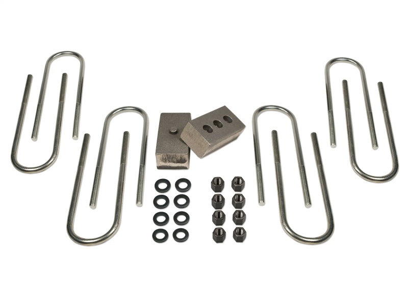Tuff Country 03-13 Ram 2500 / 03-22 3500 4wd (w/3.5 or 4in Rear axle) 2in Rear Block & U-Bolt Kit - Mo-Moto