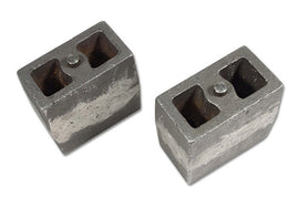 Tuff Country 5.5in Cast Iron Lift Blocks (3in Wide/ Tapered) Pair - Mo-Moto