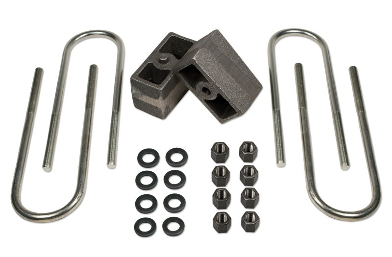 Tuff Country 87-01 Jeep Cherokee 4wd (w/ 2.75in Rear axle) 3in Rear Block & U-Bolt Kit - Mo-Moto