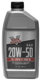 Twin Power 20W50 Synthetic Oil Quart - Mo-Moto
