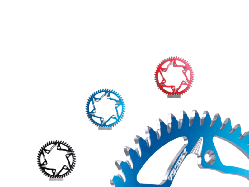 Vortex Racing Steel Rear Sprocket 525 42 Tooth- Black - Mo-Moto