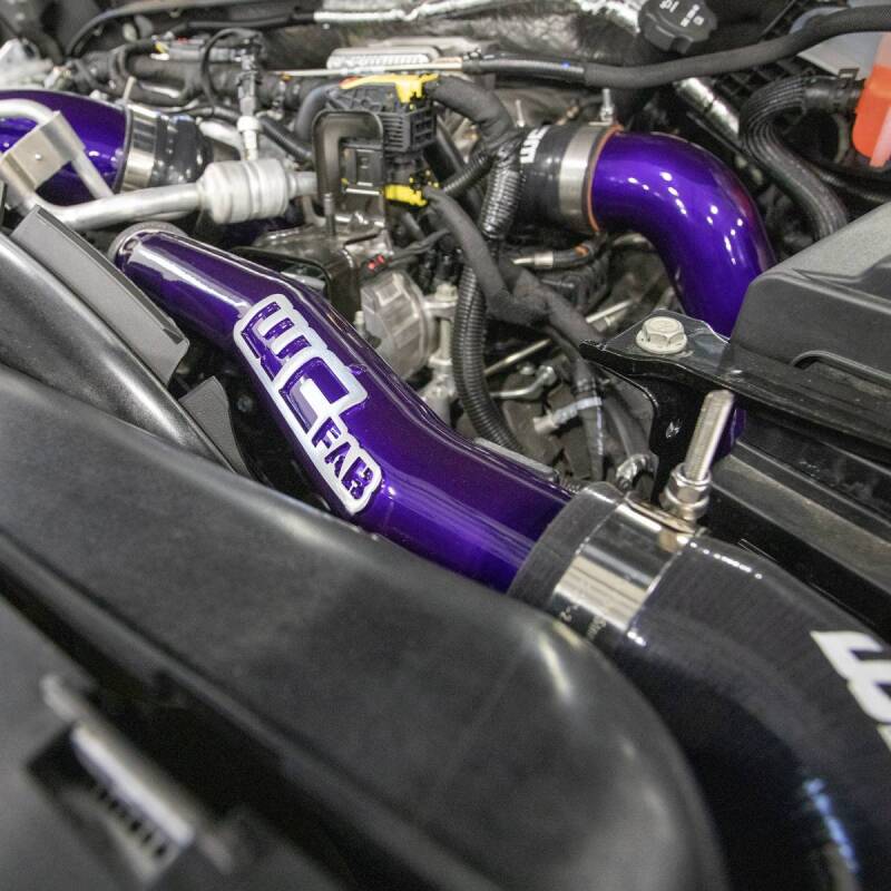 Wehrli 20-25 Chevy Duramax L5P Upper Coolant Pipe - Illusion Purple - Mo-Moto