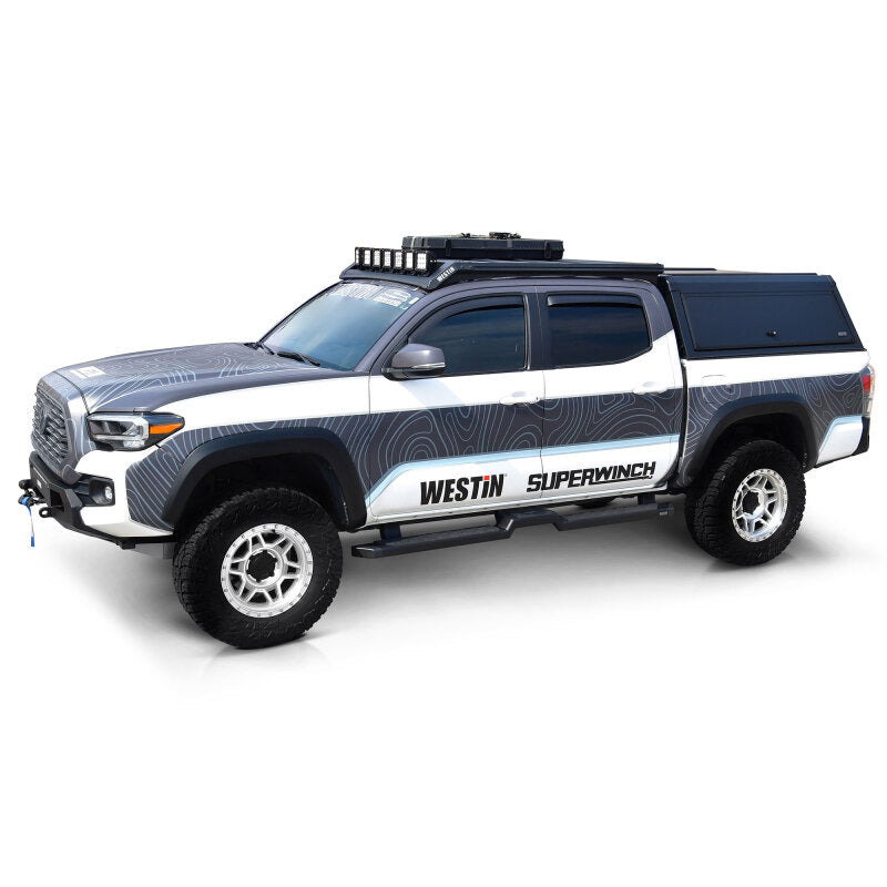Westin 05-23 Toyota Tacoma DC HDX Running Boards - Tex. Blk - Mo-Moto