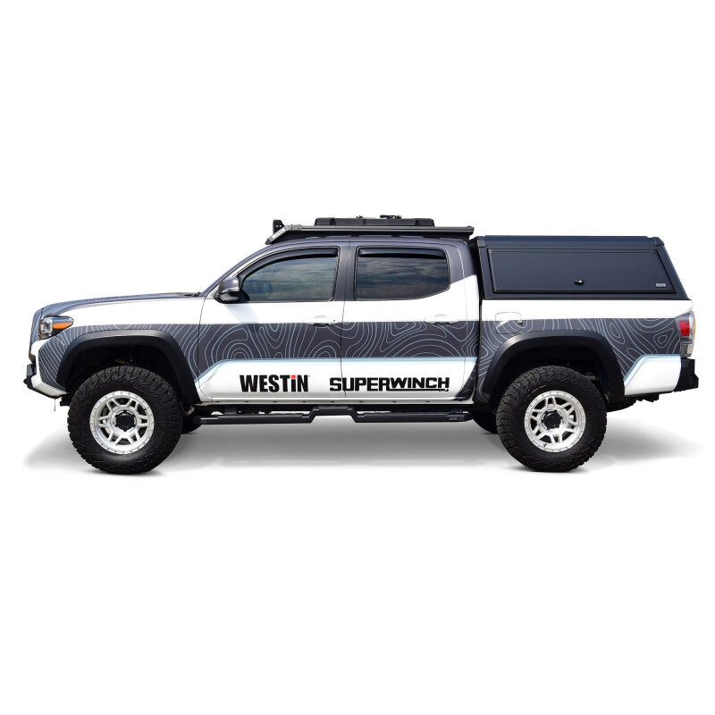 Westin 05-23 Toyota Tacoma DC HDX Running Boards - Tex. Blk - Mo-Moto