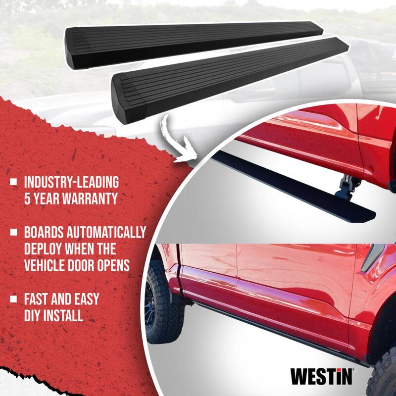 Westin 11-23 Ram 2500/3500 Crew Cab (Excl. Cab w/Def Tanks) Pro-e Electric Running Boards - Tex. Blk - Mo-Moto
