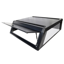 Westin 19-23 Ford Ranger CC 5ft. Bed EXP Truck Cap Black - Box 2 (Box 1 Required 16-14025A) - Mo-Moto