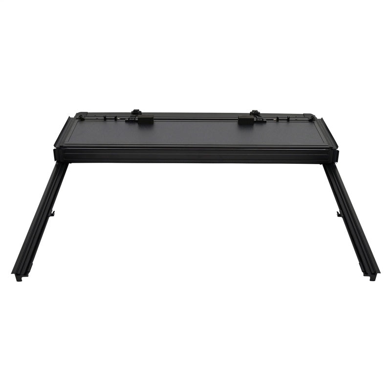Westin 2024 Toyota Tacoma 2WD/4WD 5ft. Bed Hard Tri-Fold Tonneau Cover - Black - Mo-Moto