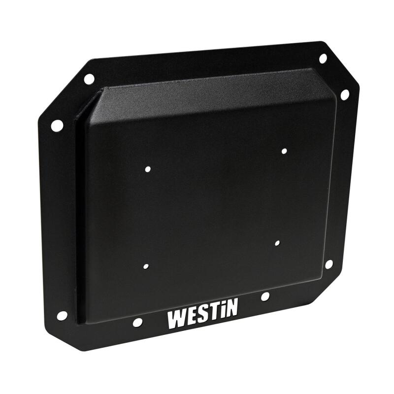 Westin 21-25 Ford Bronco (Excl. Sport) Spare Tire Delete Plate - Tex. Blk - Mo-Moto