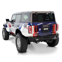 Load image into Gallery viewer, Westin 21-25 Ford Bronco (Excl. Sport) Spare Tire Delete Plate - Tex. Blk - Mo-Moto