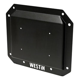 Westin 21-25 Ford Bronco (Excl. Sport) Spare Tire Delete Plate - Tex. Blk - Mo-Moto