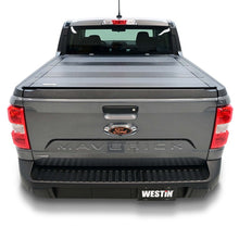 Load image into Gallery viewer, Westin 22-23 Ford Maverick 4WD 4ft. 6in. Bed Hard Tri-Fold Tonneau Cover - Black - Mo-Moto
